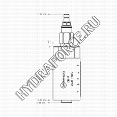 Предохранительный клапан из P в T модульный RDDA, RPEC (Sun Hydraulics, США) Cetop 5, Ду=10 мм, 95 л/мин